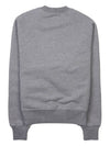 Small Heart Logo Sweatshirt Grey - AMI - BALAAN 3