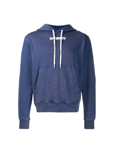 Skull Slim Hoodie Blue - OFF WHITE - BALAAN 1