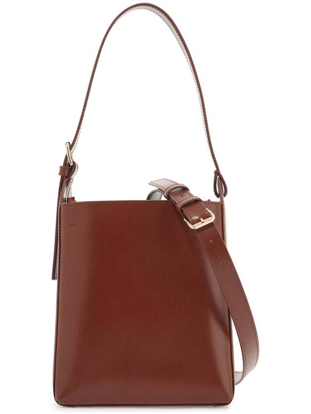 Virginie Leather Small Shoulder Bag Brown - A.P.C. - BALAAN 2