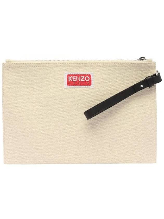 flower embroidery large clutch bag 5PM902 F34 03 - KENZO - BALAAN 3