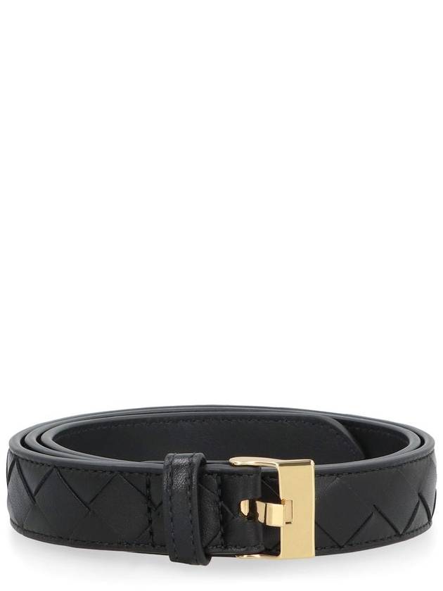 24FW Regular Belt 38988191 799048 VCPP5 1019 BLACK - BOTTEGA VENETA - BALAAN 2