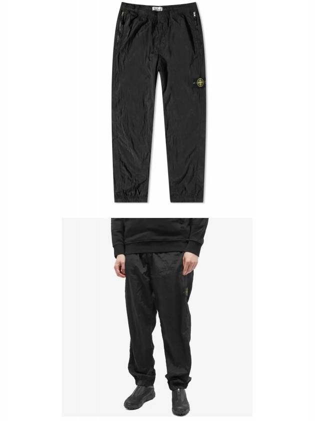 Wappen Patch Nylon Metal Jogger Pants Black - STONE ISLAND - BALAAN 5