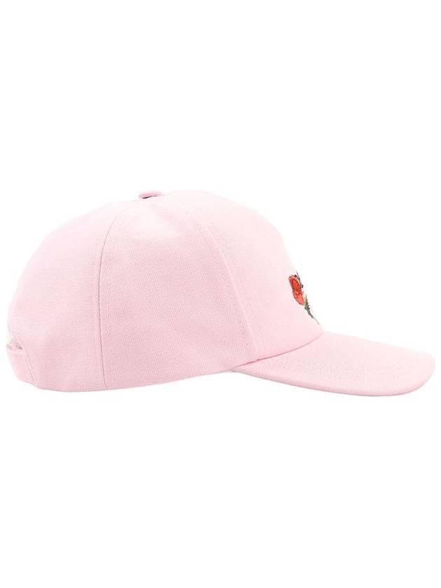 flower logo ball cap pink - OFF WHITE - BALAAN.