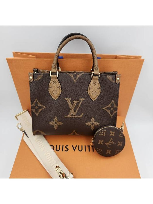 Women's OnTheGo PM Monogram Tote Bag Brown - LOUIS VUITTON - BALAAN 2