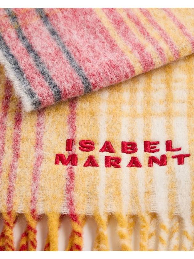 Pirni Logo Alpaca Muffler EC002XFB B3C06A MIRD - ISABEL MARANT - BALAAN 2