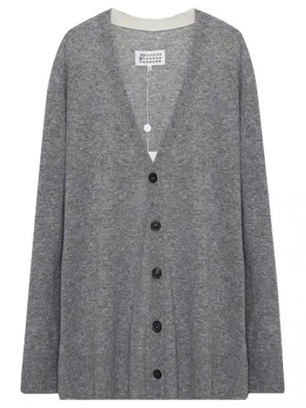 Signature Stitch Overfit Wool Cardigan Women - MAISON MARGIELA - BALAAN 1