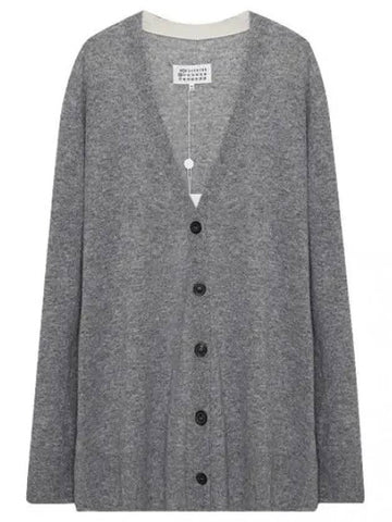 Signature Stitch Overfit Wool Cardigan Women - MAISON MARGIELA - BALAAN 1