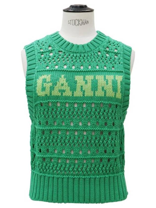 green knit sleeveless - GANNI - BALAAN 1