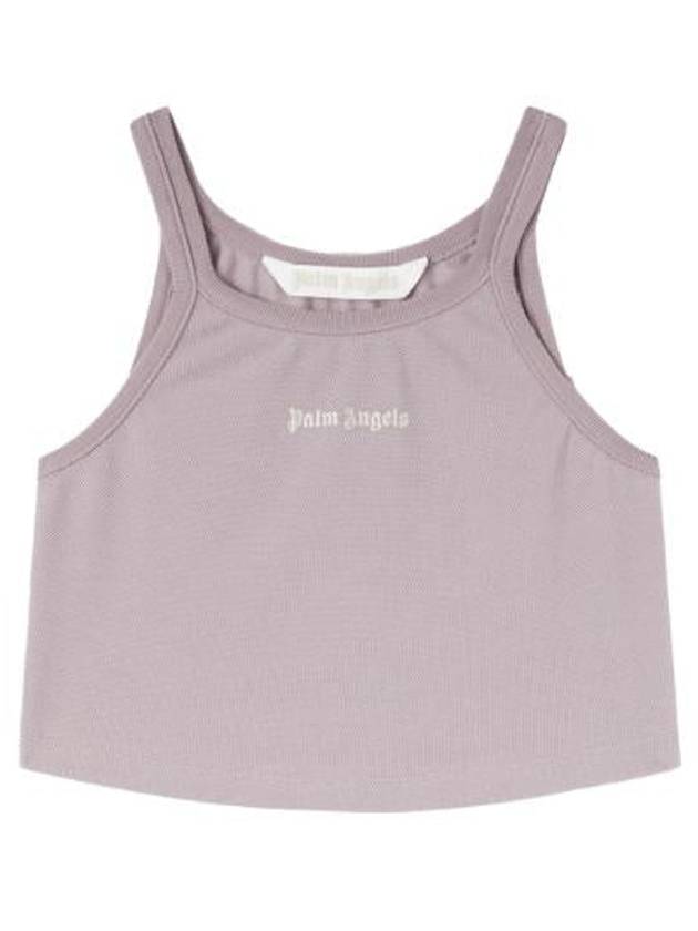 Logo Print Crop Tank Top PWAD060S24FAB0023603 - PALM ANGELS - BALAAN 6