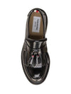 Tassel Trimmed Patent Calf Leather Loafers Black - THOM BROWNE - BALAAN 6