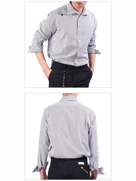 Editor striped shirt 1276.1 5400 37 - THE EDITOR - BALAAN 2