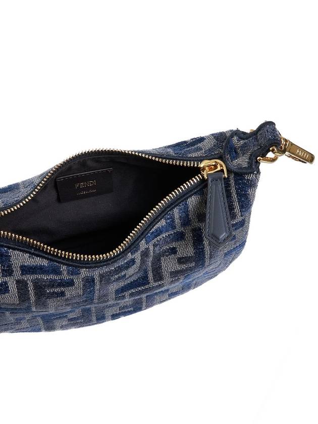 Fendigraphy Mini Shoulder Bag Blue - FENDI - BALAAN 7