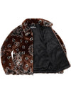 Bandana Faux Fur Bomber Jacket Brown - SUPREME - BALAAN 2