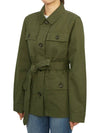 Tilly Belted Military Jacket Green - BARBOUR - BALAAN 6