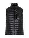 Valrs Logo Padded Vest Black - MONCLER - BALAAN 6