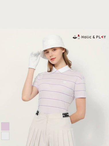 hem string striped t-shirtHD2WTS006 - HOLIC&PLAY - BALAAN 1