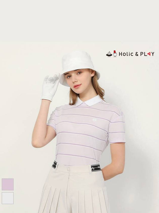 hem string striped t-shirtHD2WTS006 - HOLIC&PLAY - BALAAN 1