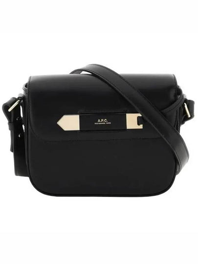 Charlotte Leather Small Cross Bag Black - A.P.C. - BALAAN 2