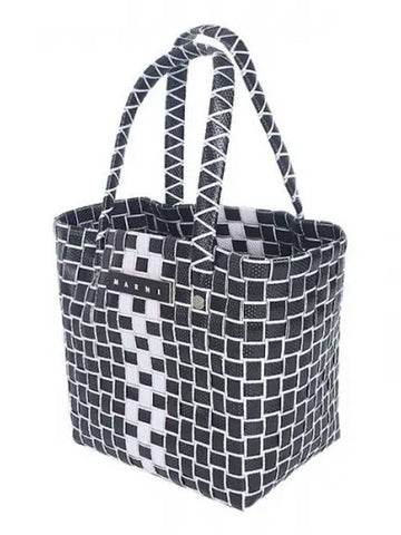 Woven Micro Tote Bag Black M00638 M00IW 0MC13 1120526 - MARNI - BALAAN 1