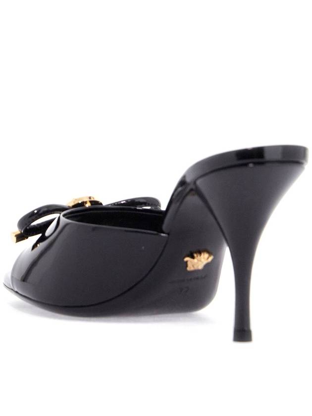 "opera bow patent leather mules - VERSACE - BALAAN 3