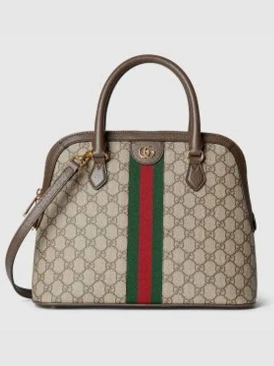 Ophidia Medium Top Handle Tote Bag Beige Ebony - GUCCI - BALAAN 2