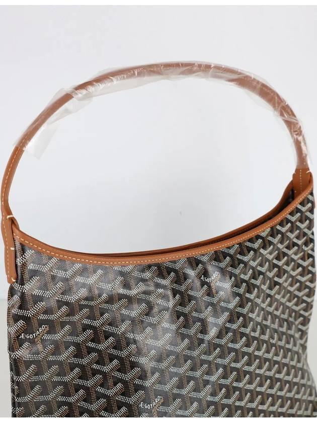 Bohème Hobo Shoulder Bag Tan Black - GOYARD - BALAAN 5