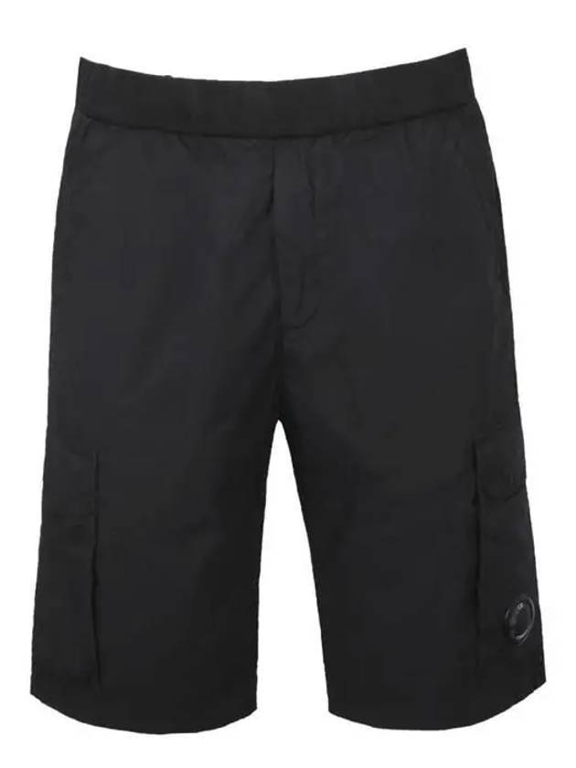 Lens Wappen Cargo Shorts Black - CP COMPANY - BALAAN 1