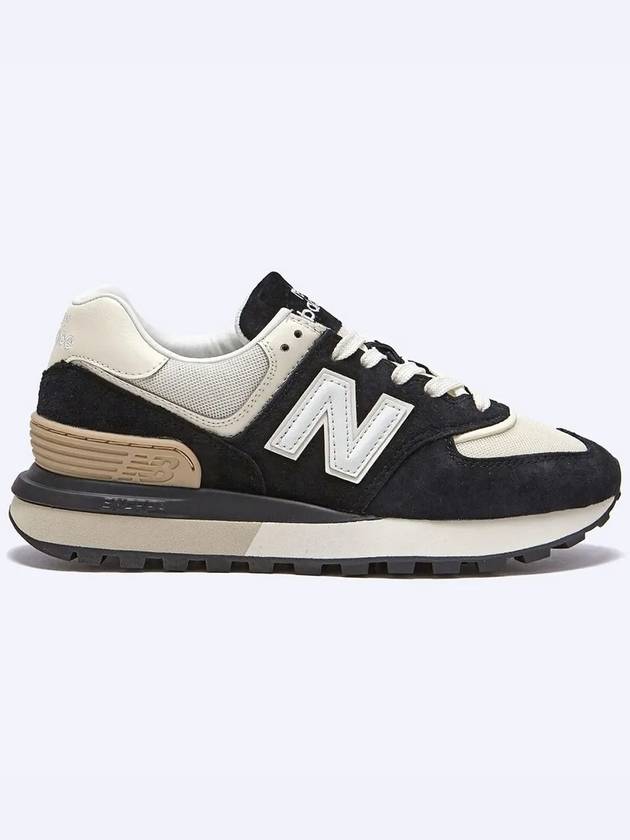 574 Legacy Low Top Sneakers Black Angora - NEW BALANCE - BALAAN 3