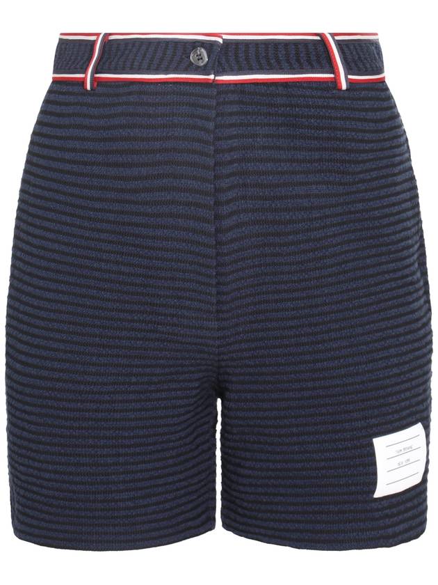 Waste RWB Trim High Shorts Navy - THOM BROWNE - BALAAN 1