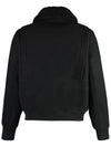 Shearling Collar Jacket Black - AMI - BALAAN 3