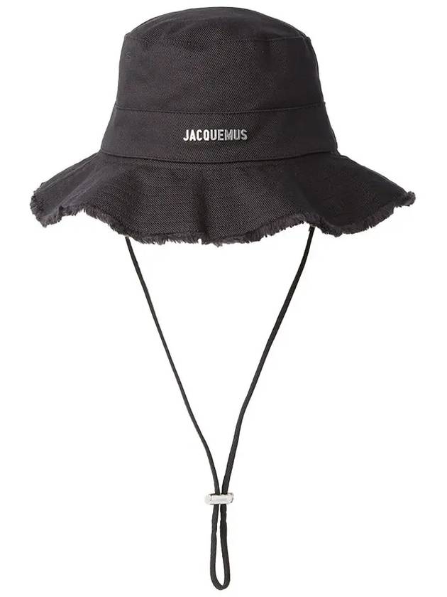 Le Bob Artichaut Bucket Hat Black - JACQUEMUS - BALAAN 2