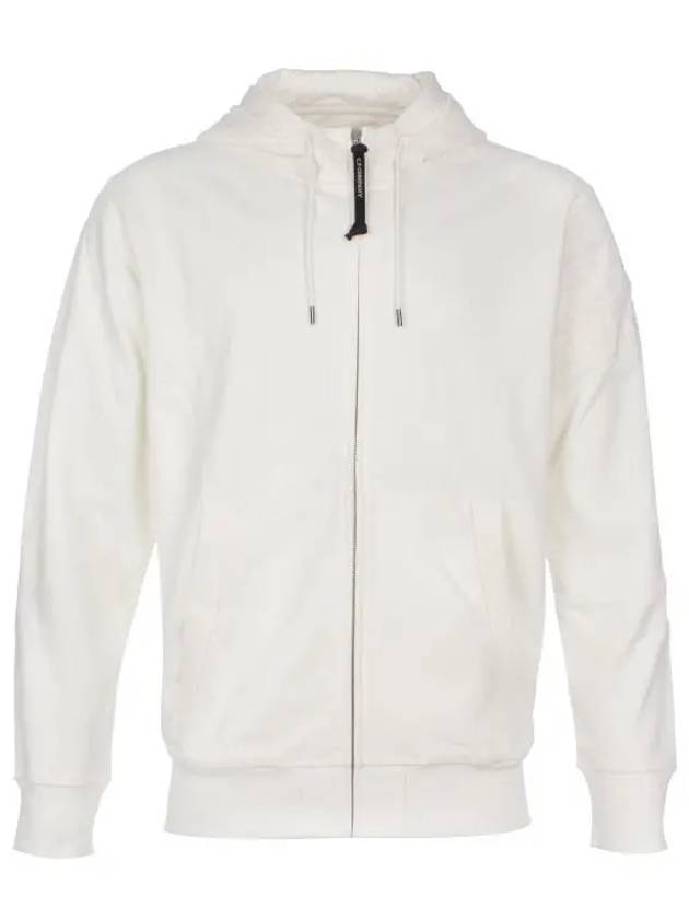 Hooded Zip Up White 14CMSS067A - CP COMPANY - BALAAN 1