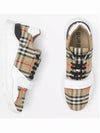 Vintage Check Suede Leather Sneakers Archive Beige - BURBERRY - BALAAN 7