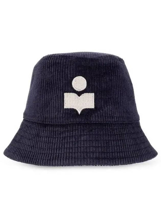 Hailey Corduroy Bucket Hat Faded Night - ISABEL MARANT - BALAAN 2