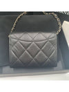 CC Logo Flap Leather Mini Bag Black - CHANEL - BALAAN 4