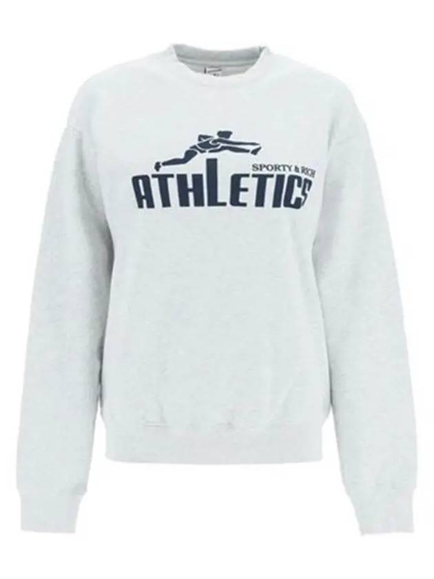 Athletic Sweatshirt Gray - SPORTY & RICH - BALAAN 6