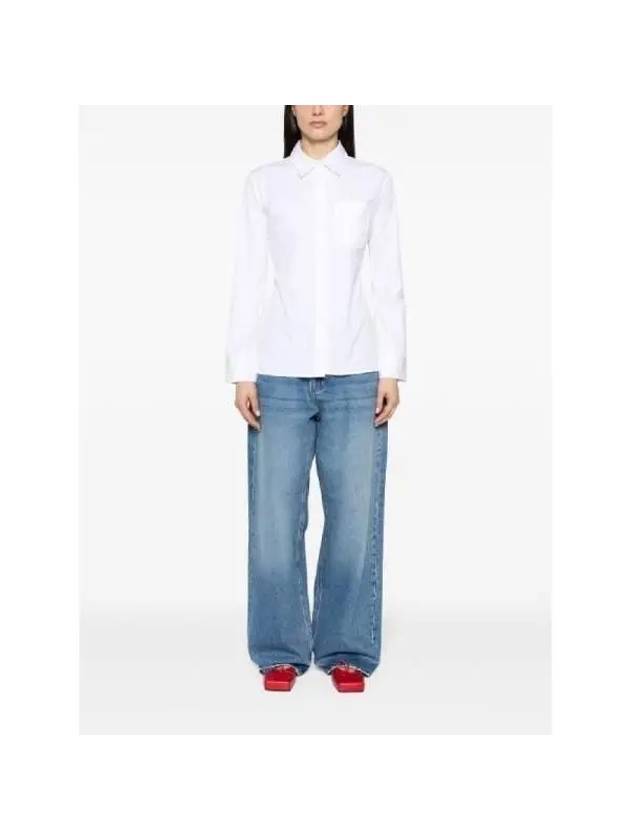 La Chemise De Single Pocket Fit Shirt White - JACQUEMUS - BALAAN 3