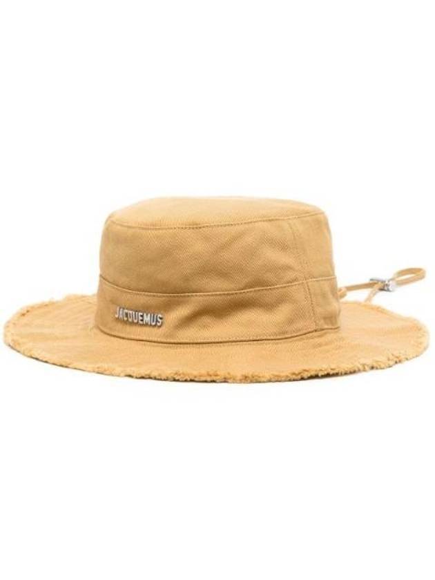 Le Bob Artichaut Cotton Bucket Hat Beige - JACQUEMUS - BALAAN 1