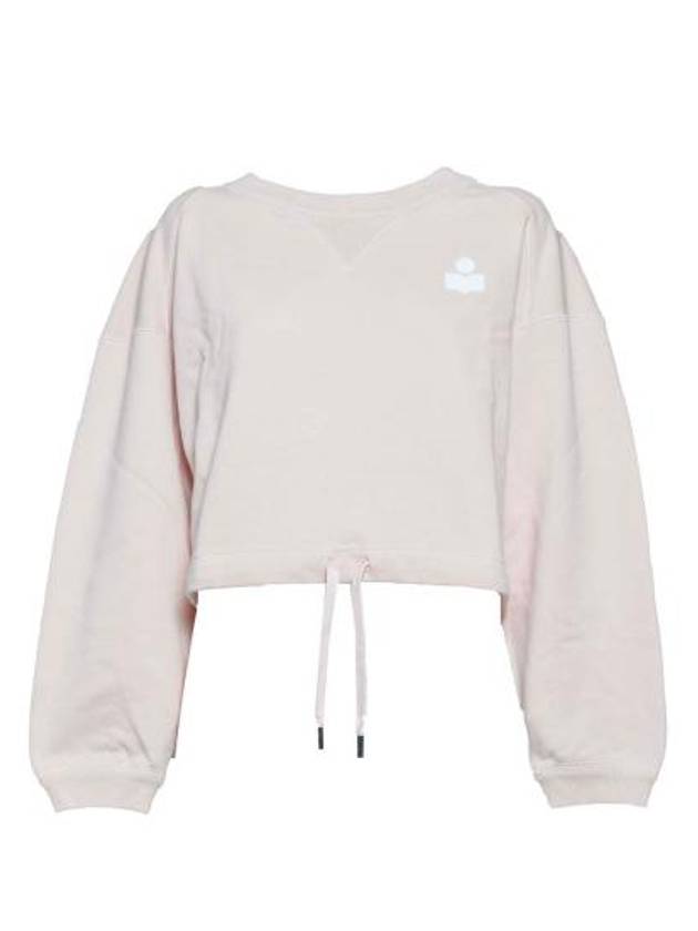 Margo Logo Crop Sweatshirt Rose - ISABEL MARANT - BALAAN 2