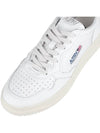 Medalist Leather Low Top Sneakers White - AUTRY - BALAAN 8