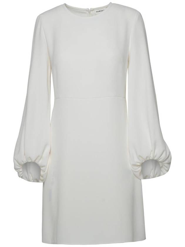 P.A.R.O.S.H. Ivory Polyester Dress - P.A.R.O.S.H. - BALAAN 1