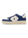 Masters Court Leather Sneakers Blue - POLO RALPH LAUREN - BALAAN 2