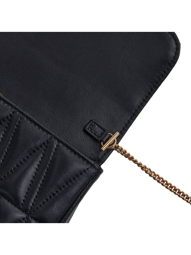 Virtus Quilted Cross Bag Black - VERSACE - 9