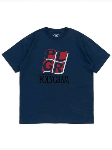 WINDOW PLGR T SHIRTS DARK BLUE - POLYGRAM - BALAAN 1