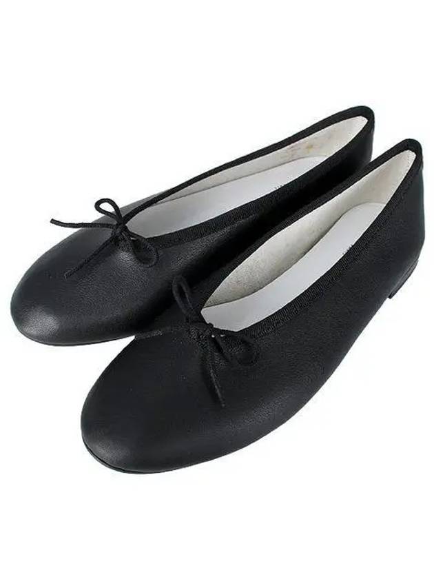 Lilouh Bow Detail Leather Flats Black - REPETTO - BALAAN 2