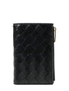 Intrecciato Folder Zipper Card Wallet Black - BOTTEGA VENETA - BALAAN 4