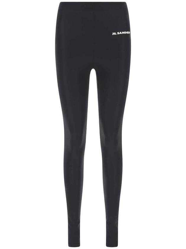 Women's Plus Logo Leggings Black - JIL SANDER - BALAAN 1