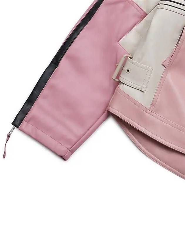 Women's The Racer Bomber Jacket Pink - HOUSE OF SUNNY - BALAAN 6