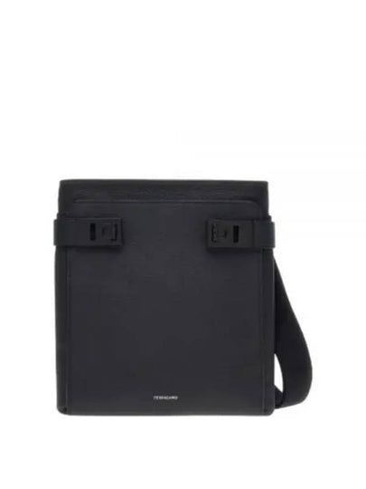 Logo Print Shoulder Messenger Bag Black - SALVATORE FERRAGAMO - BALAAN 2