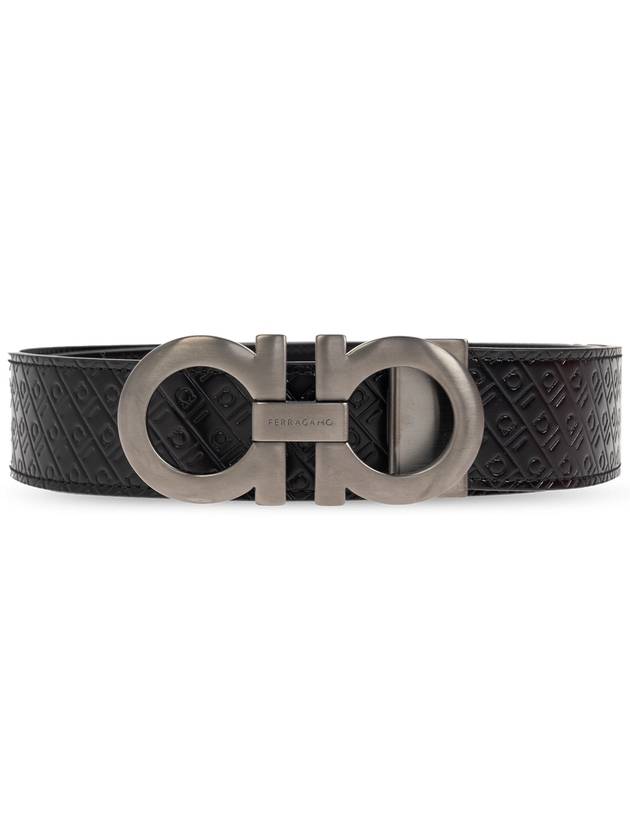 FERRAGAMO Reversible Belt, Men's, Black - SALVATORE FERRAGAMO - BALAAN 1